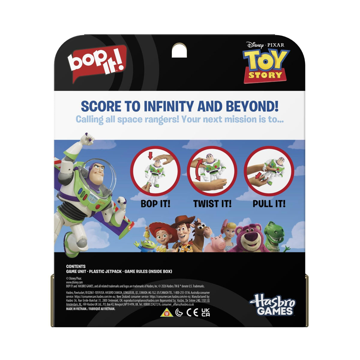 Bop It! Buzz Lightyear Edition Game