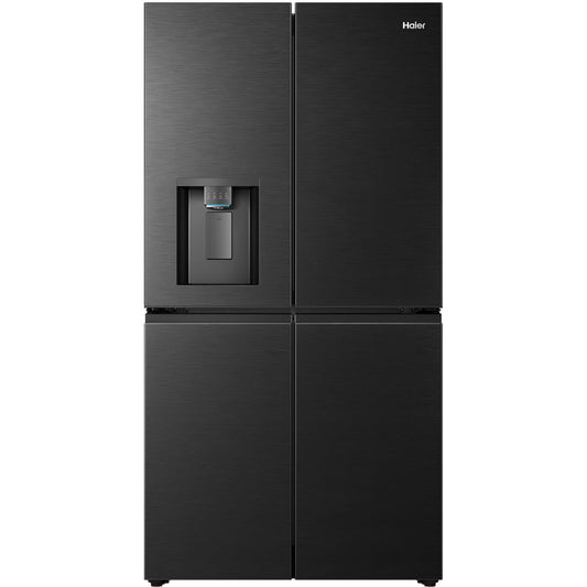 Haier HRF690YZC 624L Quad Door Fridge (Black)