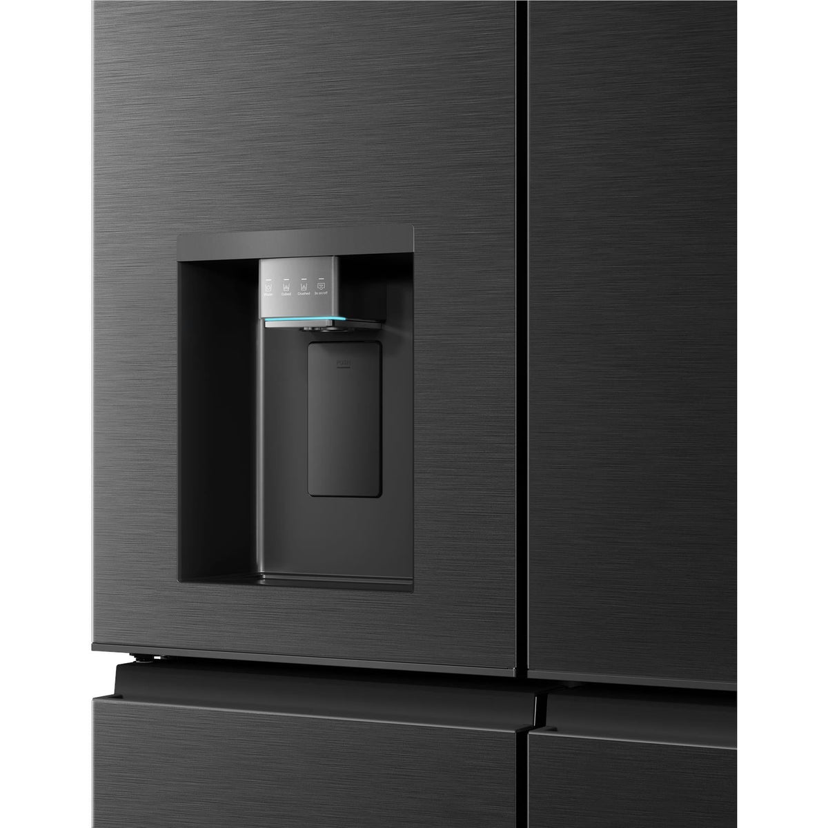 Haier HRF690YZC 624L Quad Door Fridge (Black)