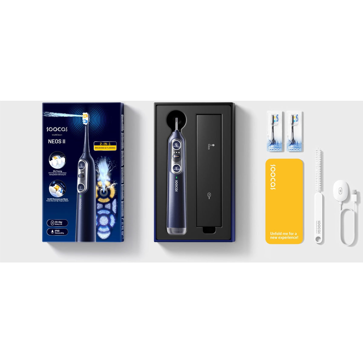 Soocas NEOS II Ultra Electric Toothbrush (Dark Violet)