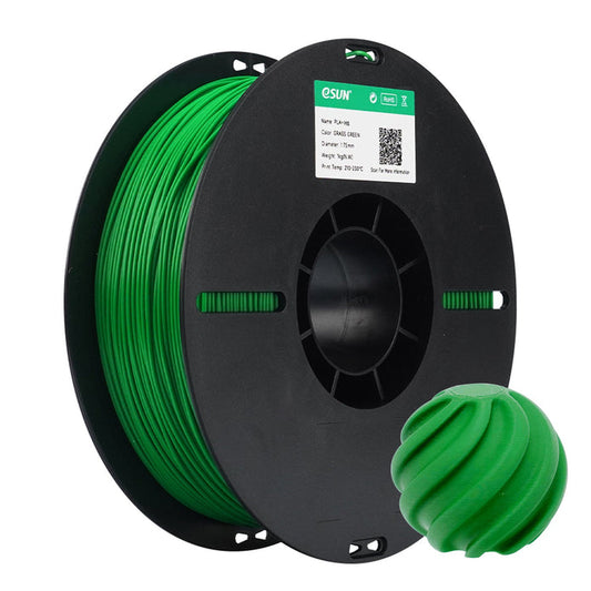 eSUN PLA+ HS High Speed 3D Print Filament 1.75mm 1kg - Grass Green