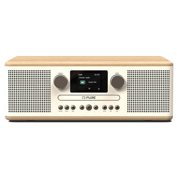 Pure Classic C-D6 DAB+/FM Radio - Cotton White