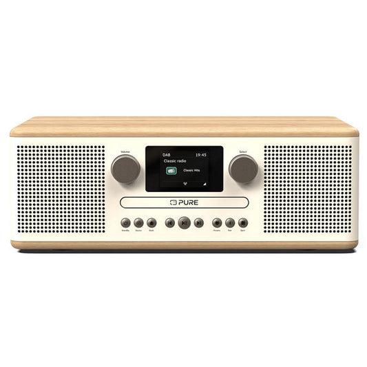 Pure Classic C-D6 DAB+/FM Radio - Cotton White