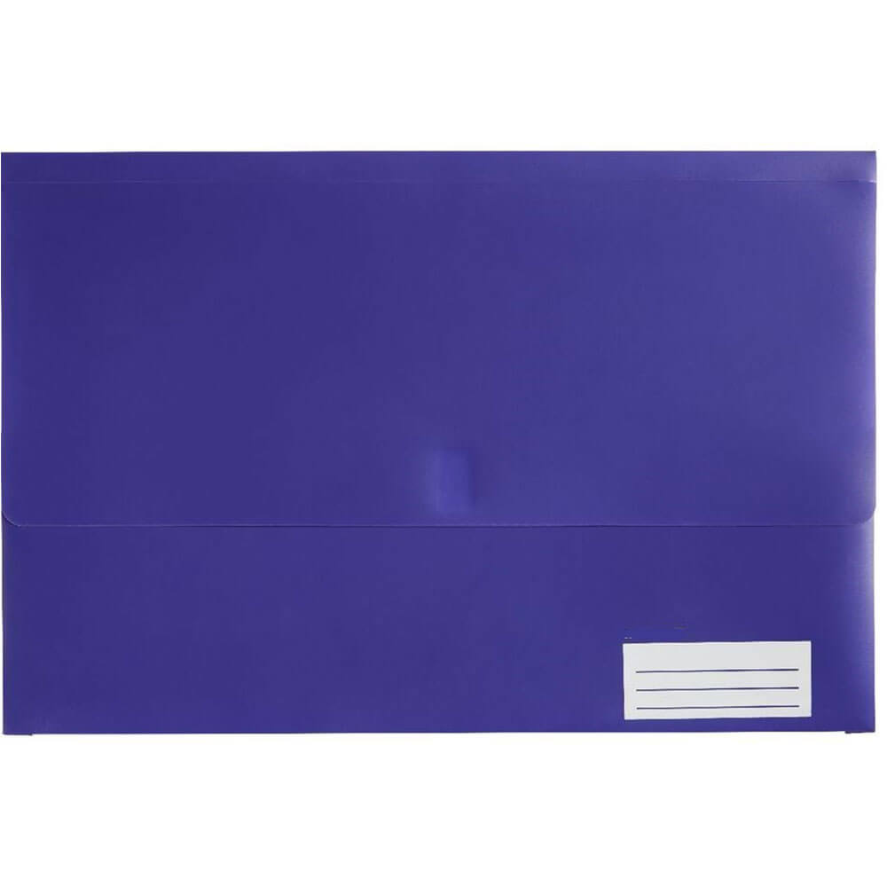 Marbig Polypick Document Wallet (Foolscap) - Purple