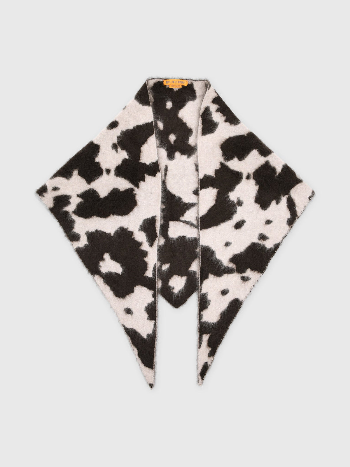 Guest In Residence Grizzly Cowhide Wild Rag Scarf