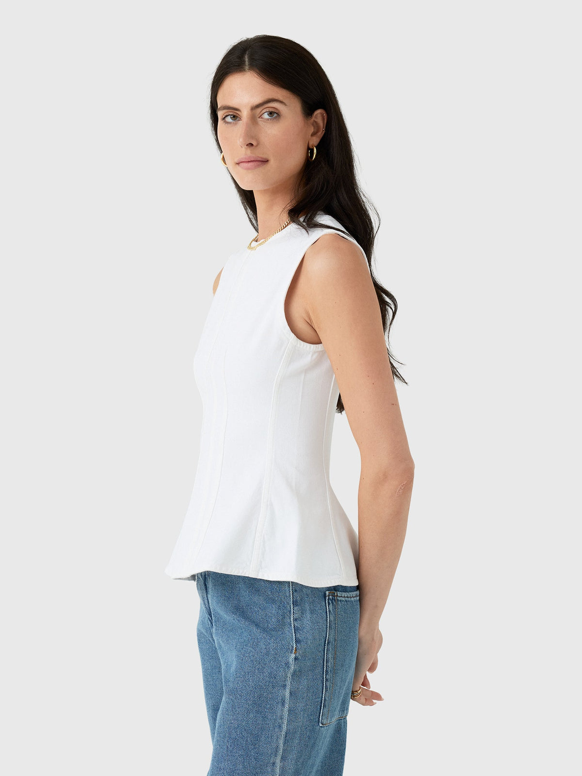 Agolde Women's Corbin Denim Shell Shirt