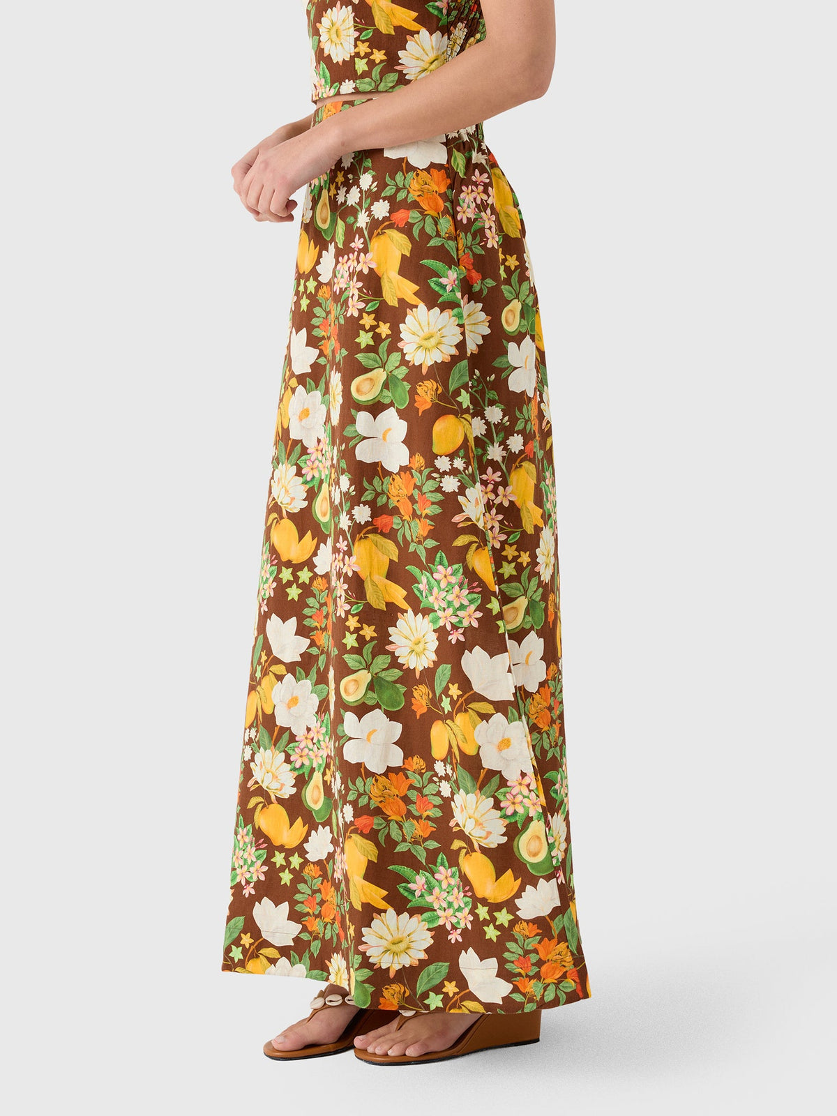 Verandah Women's Floral Maxi Skirt