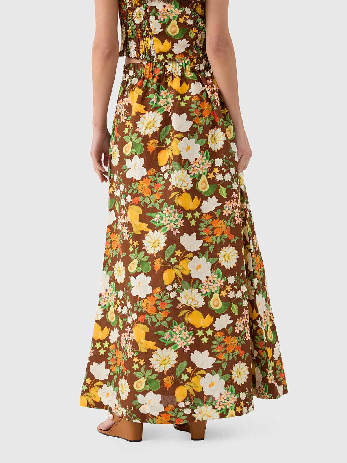 Verandah Women's Floral Maxi Skirt