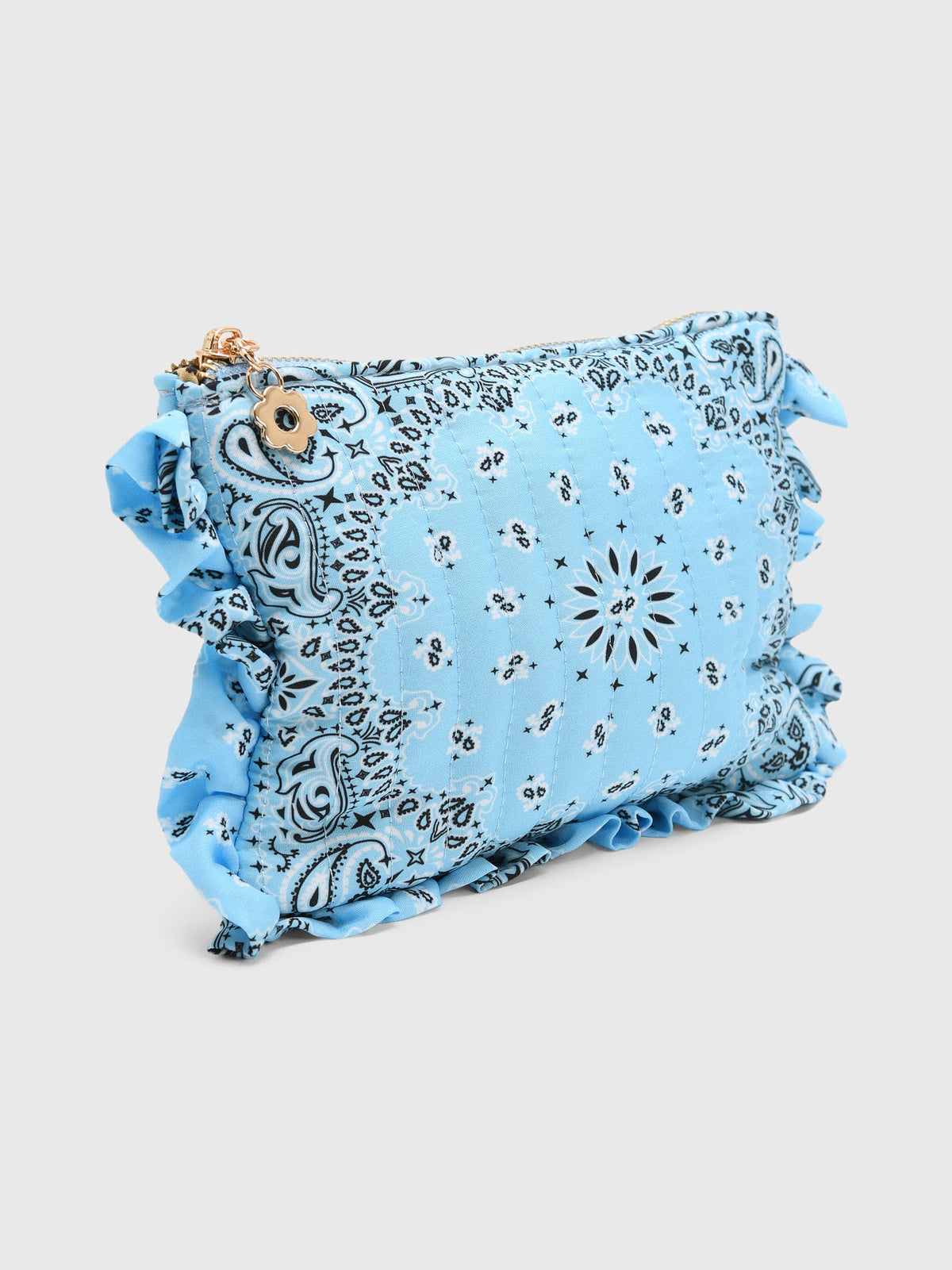 The Shop Bandana Ruffle Pouch