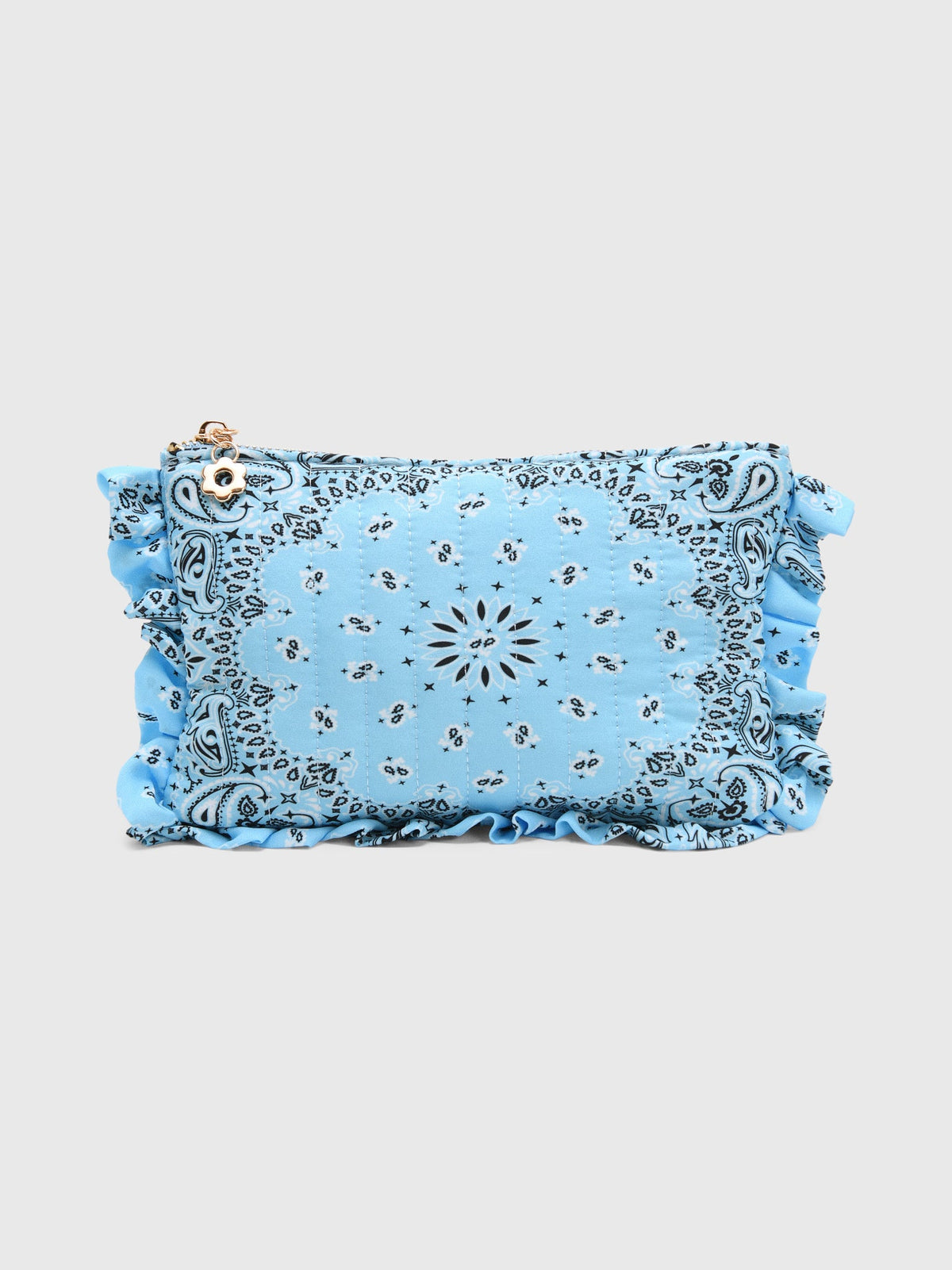 The Shop Bandana Ruffle Pouch