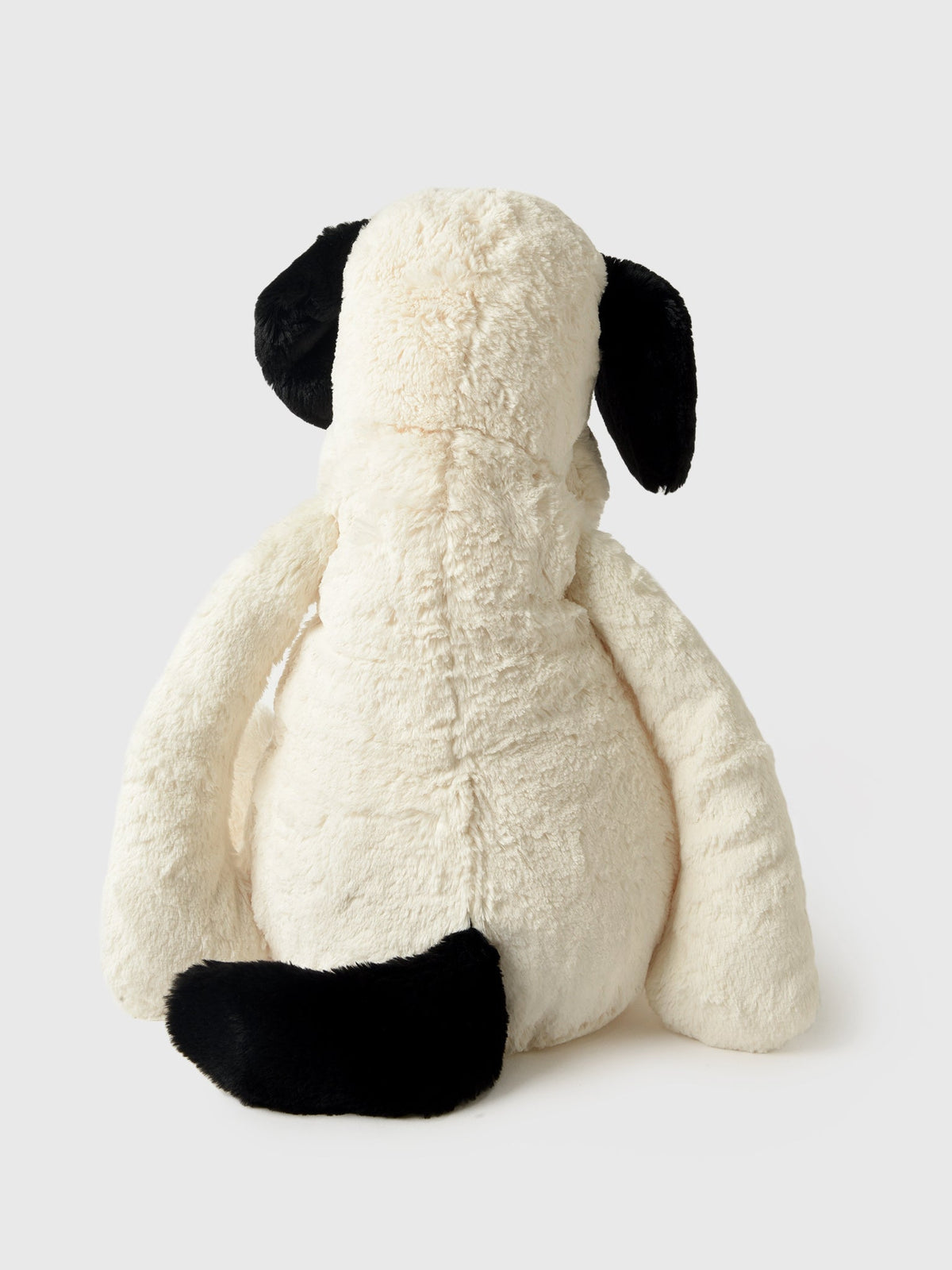 Jellycat Really Big Bashful Black + Cream Puppy Plush