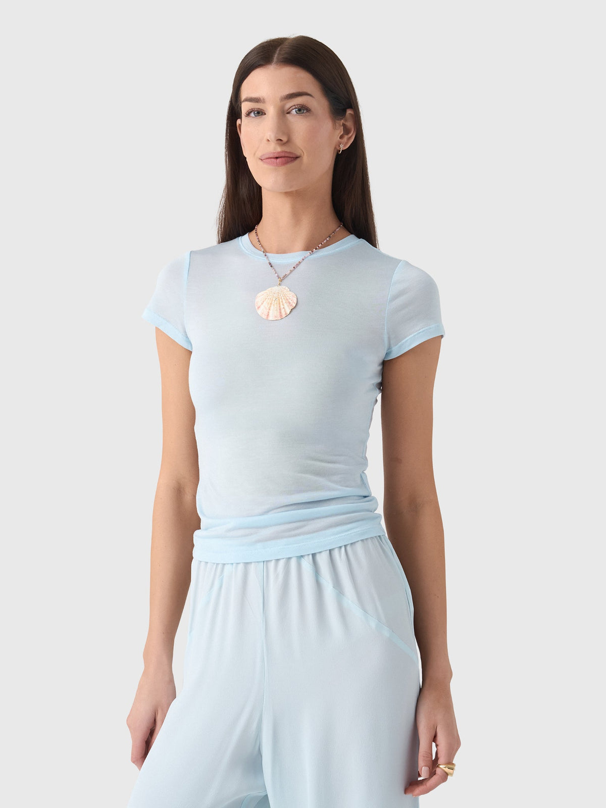 Paris Georgia Women's Elemental Sheer Baby Tee