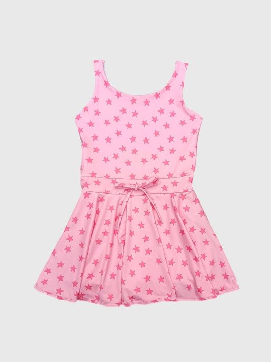 Be Elizabeth Girls' Athleisure Tie Dress
