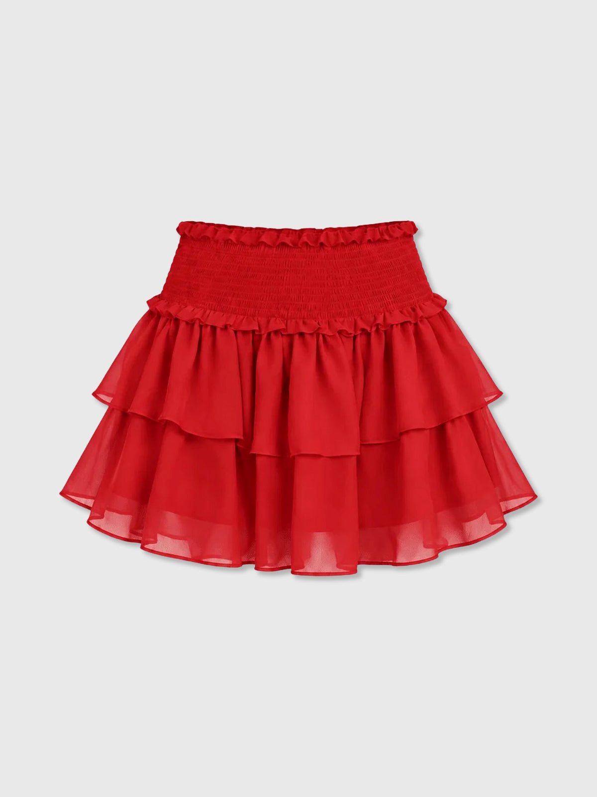 Katie J NYC Tween Girls' Bianca Tiered Ruffle Skirt