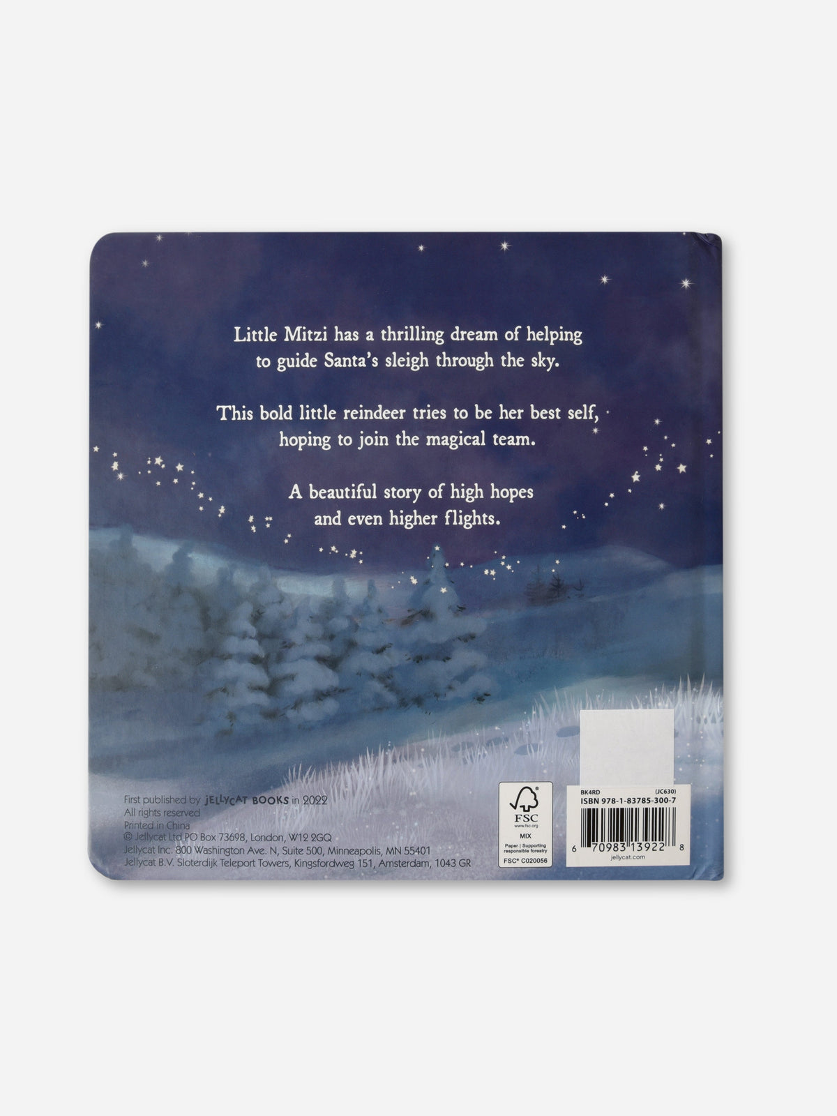 Jellycat Mitzi Reindeer's Dream Book