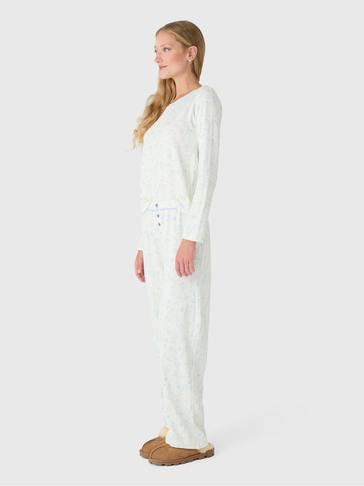 Berno Snooze Women's Aprés Ski Long Pajama Set