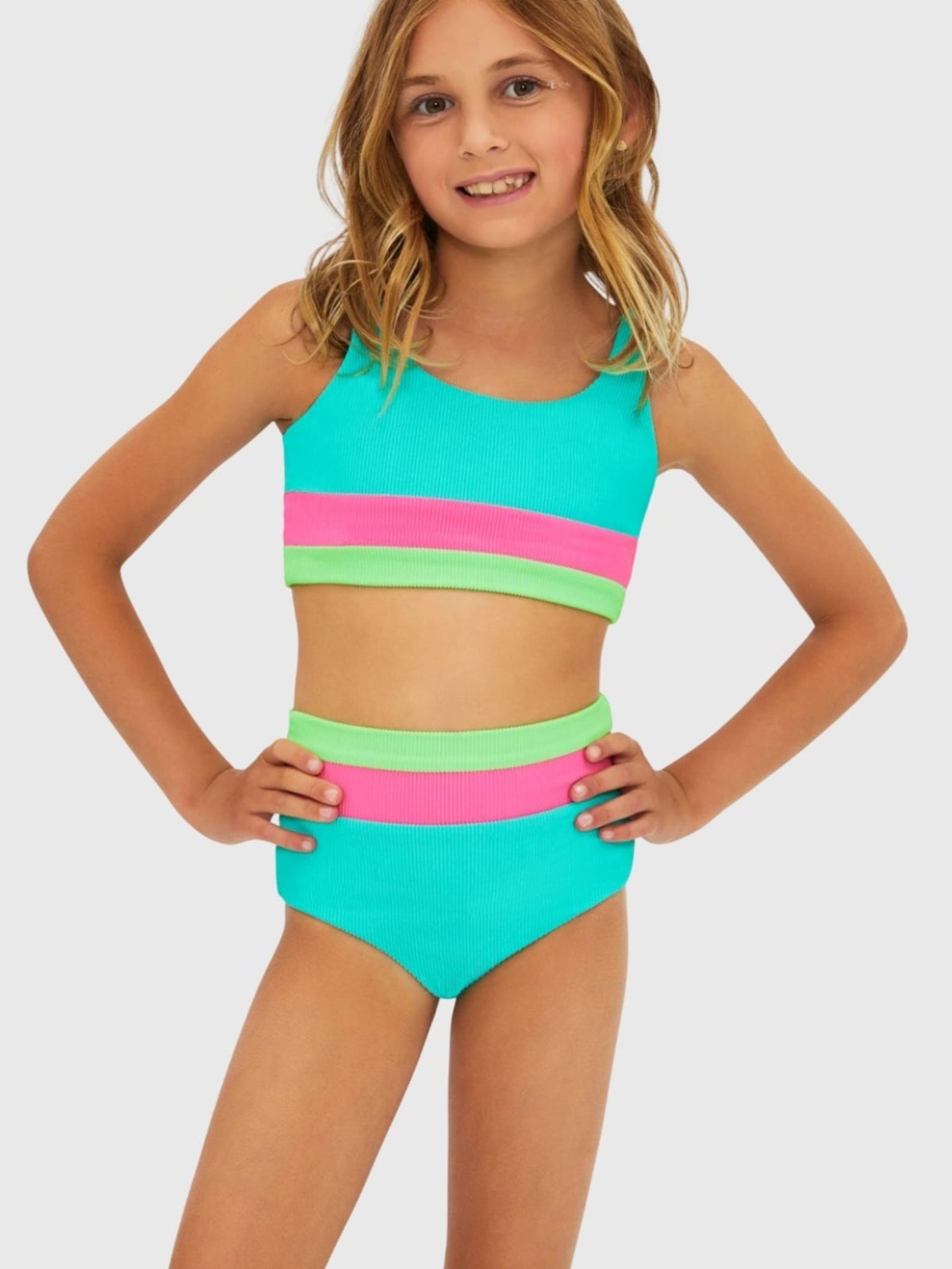 Beach Riot Girls' Little Mackenzie & Heidi Bikini Set