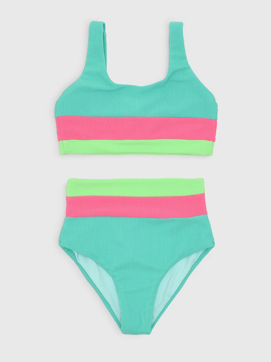 Beach Riot Girls' Little Mackenzie & Heidi Bikini Set