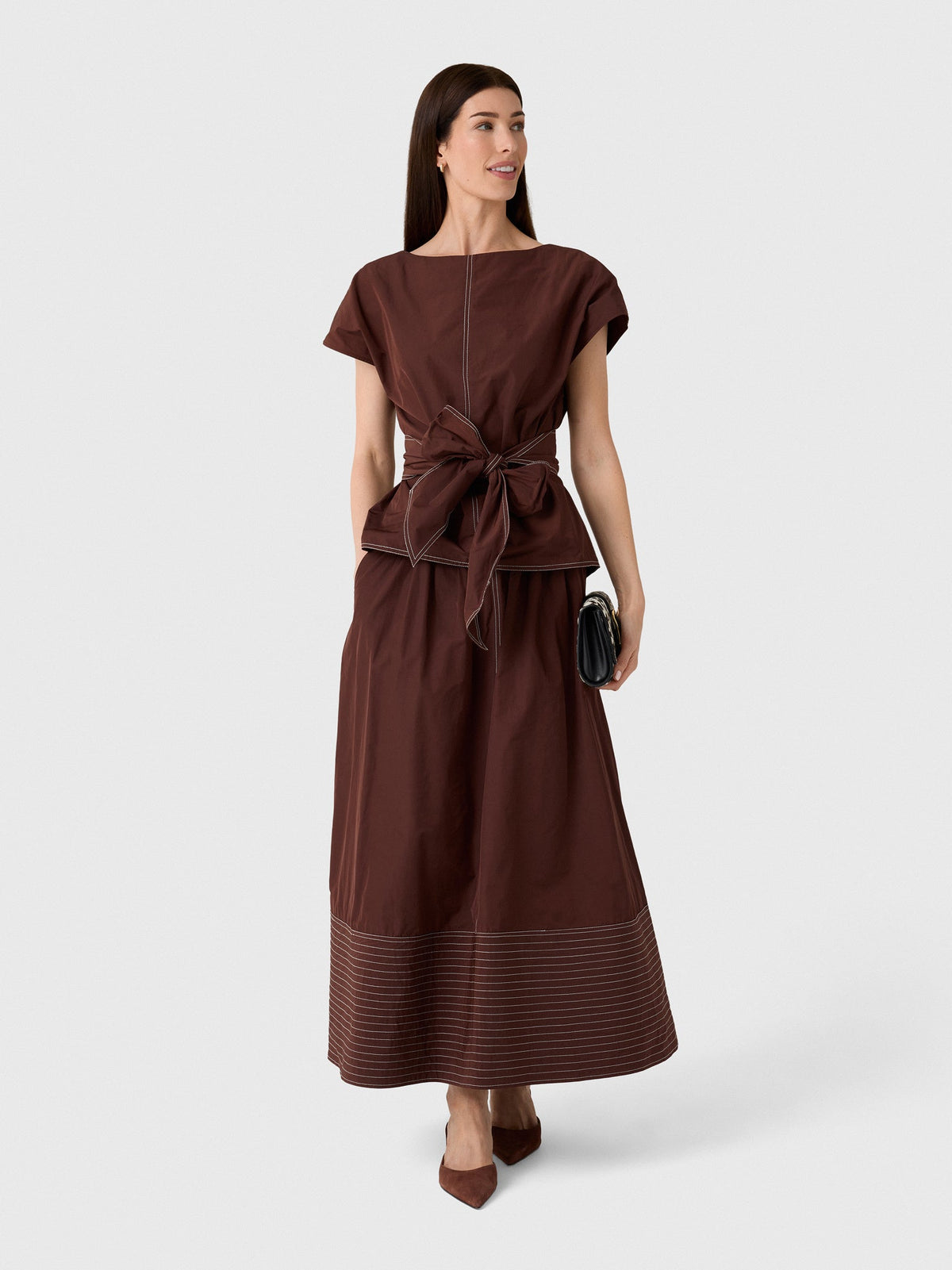 Rosie Assoulin Women's Paneled Hem Skirt
