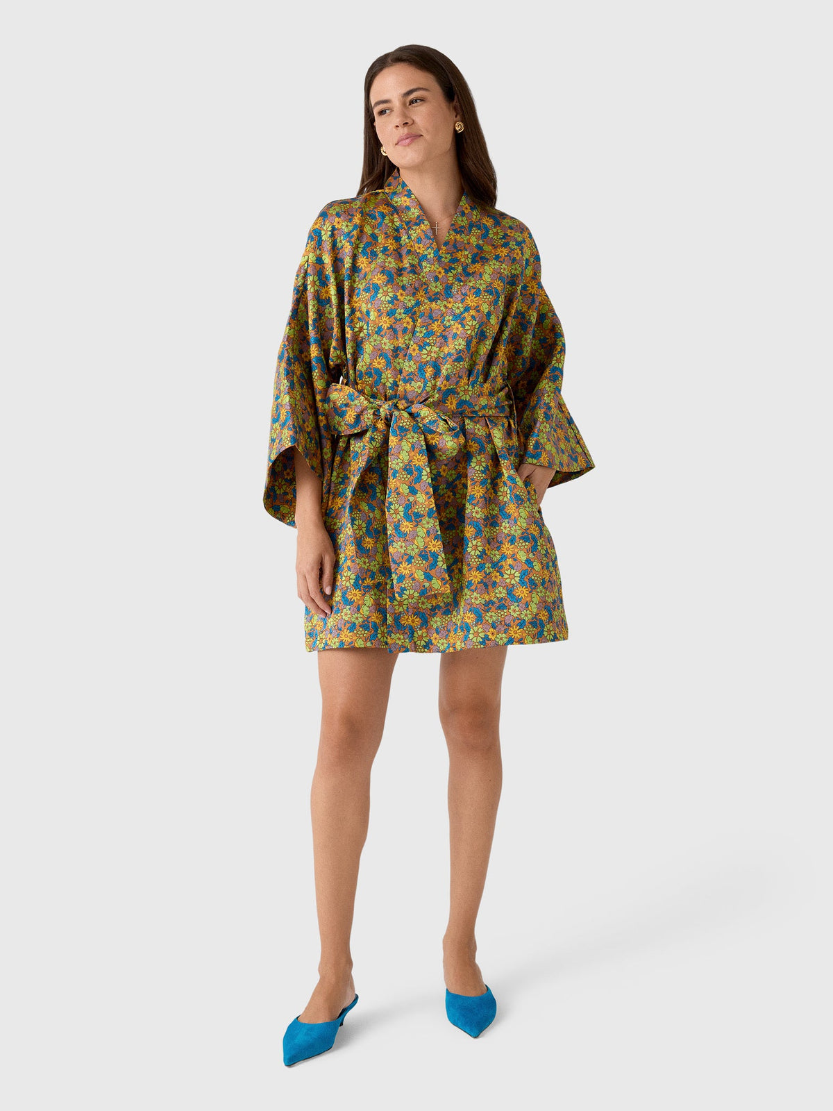 La Vie Women's Mini Wrap Dress