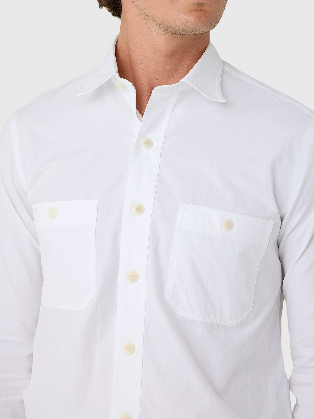 Salvatore Piccolo Men's Long Sleeve Cotton Shirt