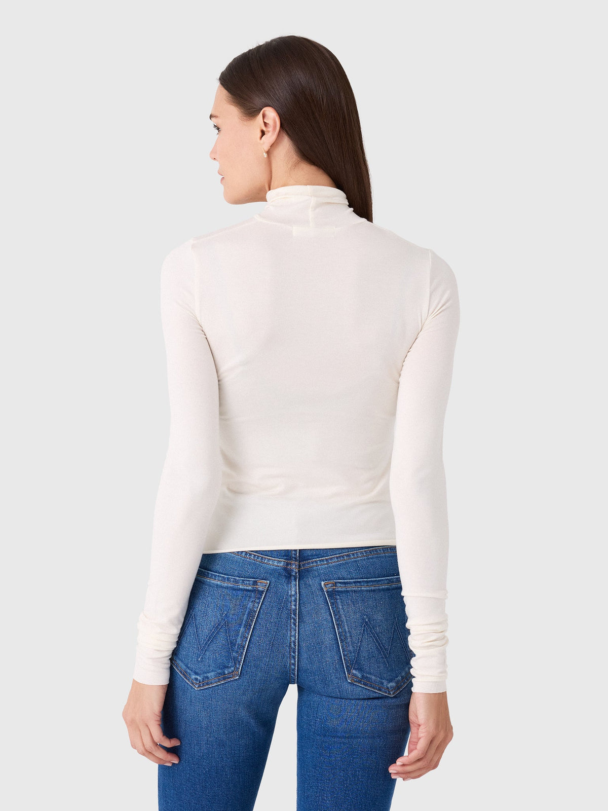Eterne Women's Fitted Turtleneck Top