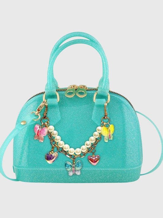 Carrying Kind Girls' Butterfly Besties Charm Cate Handbag