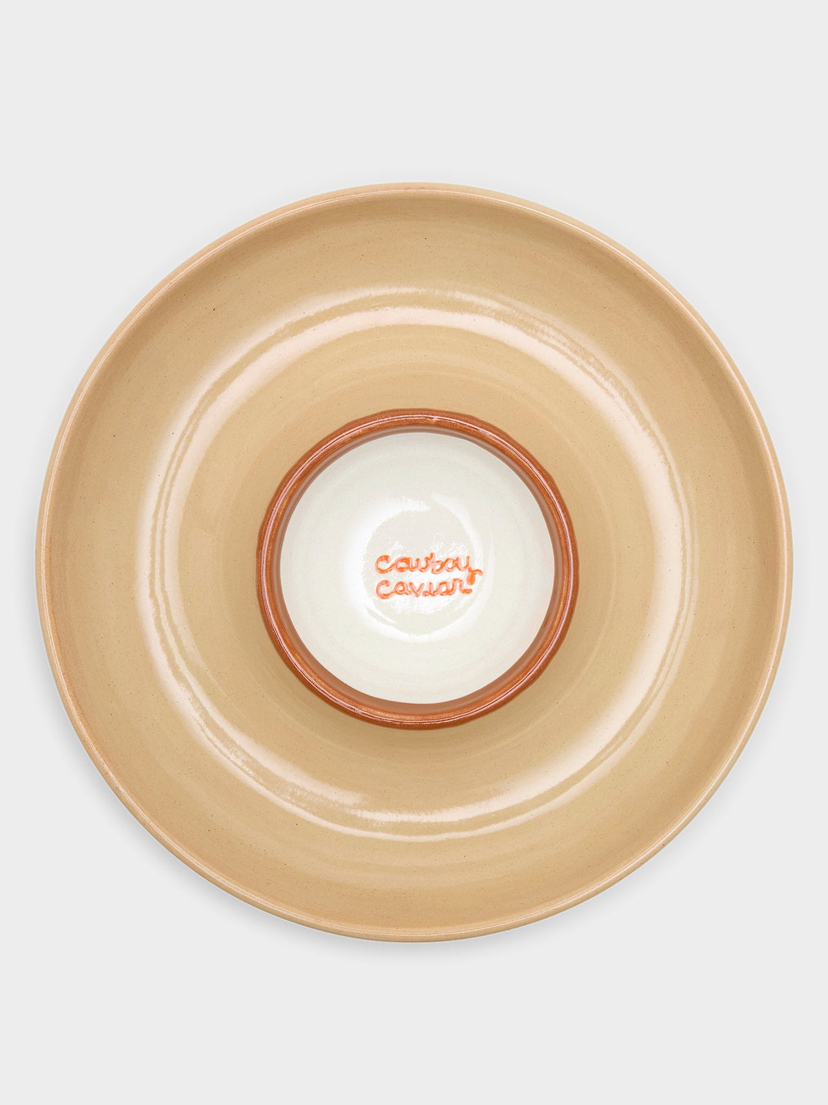 Caitlin Rounds Antiques Cowboy Caviar Platter