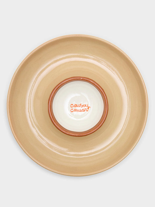 Caitlin Rounds Antiques Cowboy Caviar Platter