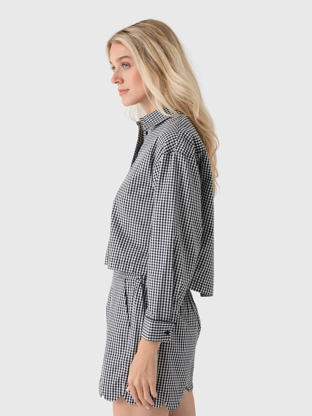 Masons Daughter Women's Cropped Boyfriend Shirt