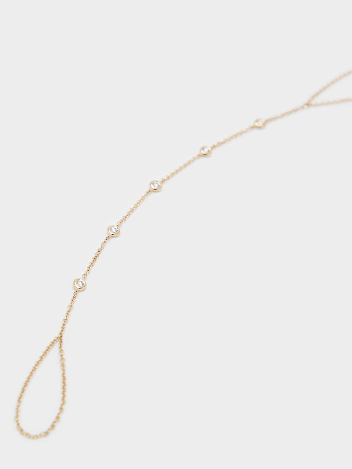 Francie B. Diamond Link Hand Chain