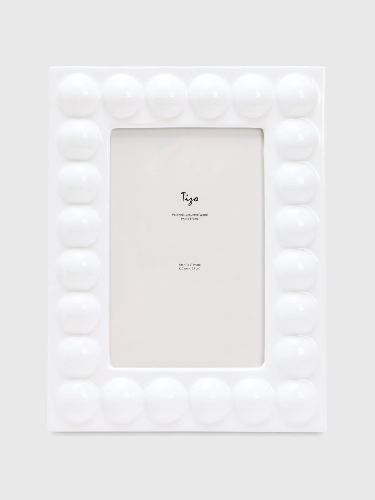 TIZO Lacquer Wood 4x6 Photo Frame
