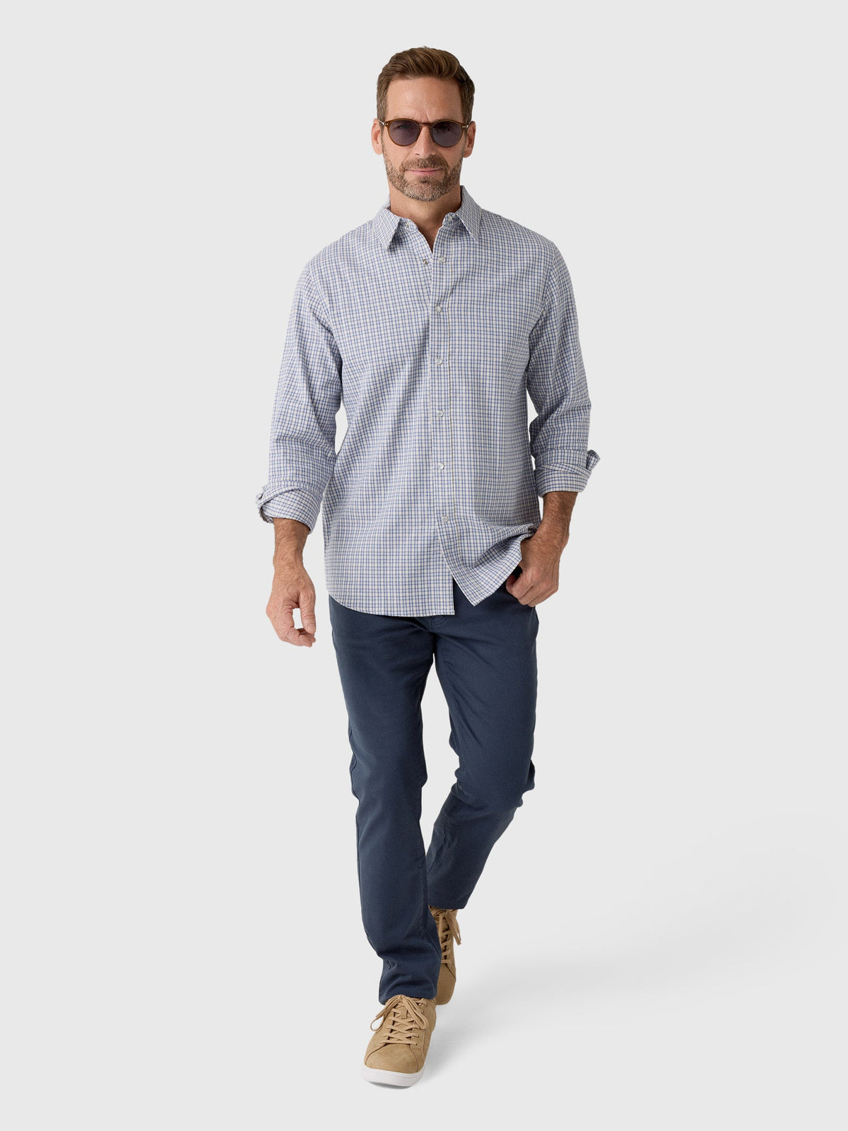East Cape Men's Long Sleeve Check Shirt