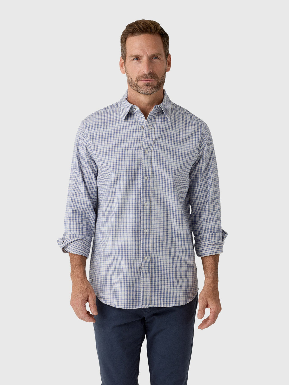 East Cape Men's Long Sleeve Check Shirt