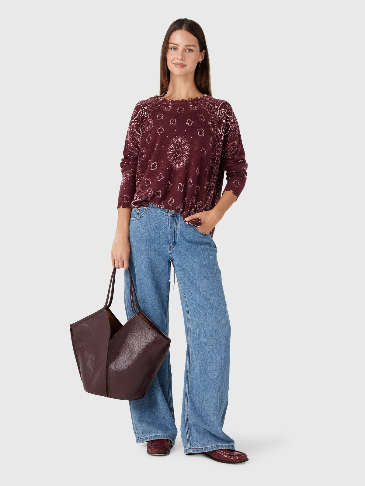 Kujten Women's Mela Bandana Sweater