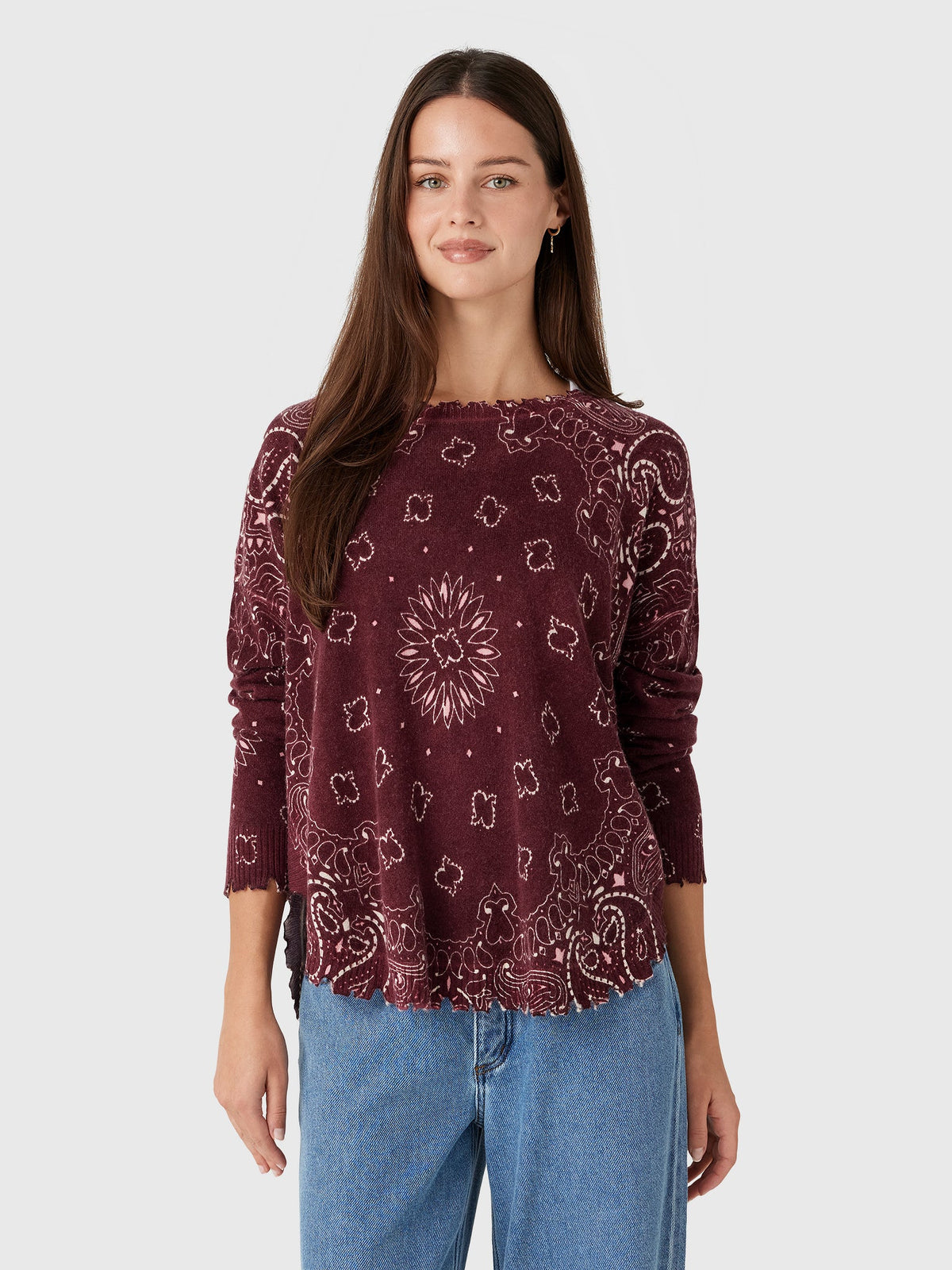 Kujten Women's Mela Bandana Sweater