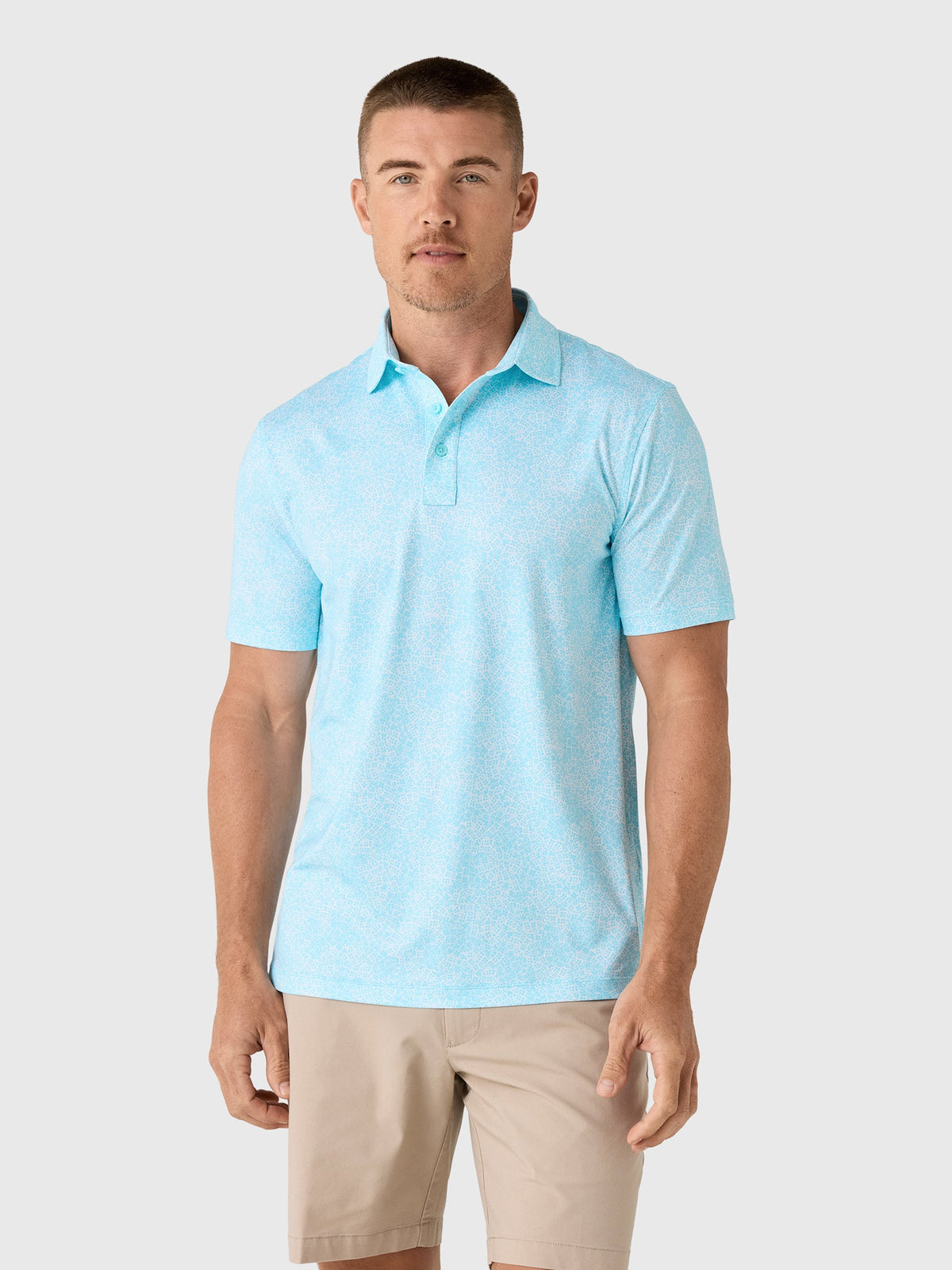 G/FORE Men's Hydrangea Tech Jersey Polo