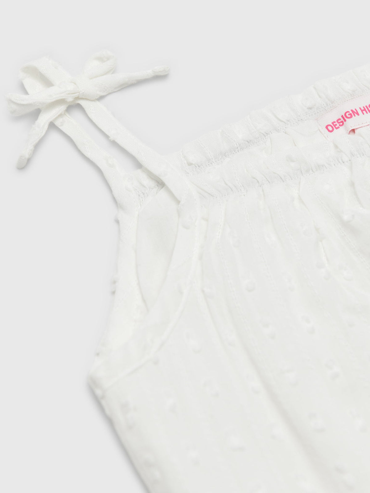 Design History Girls' Swiss Dot Tank