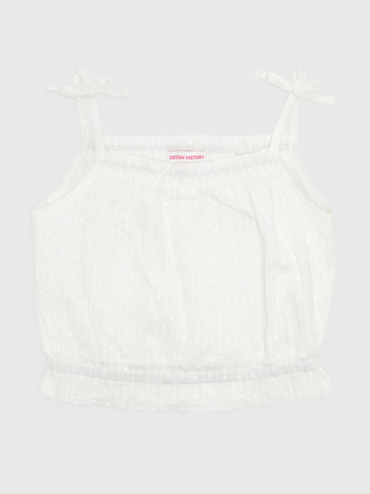 Design History Girls' Swiss Dot Tank