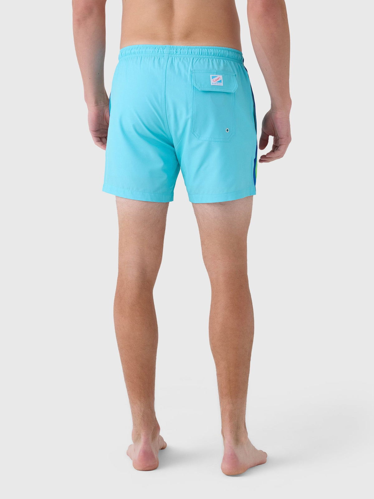 Bermies Men's Green Swim Trunk