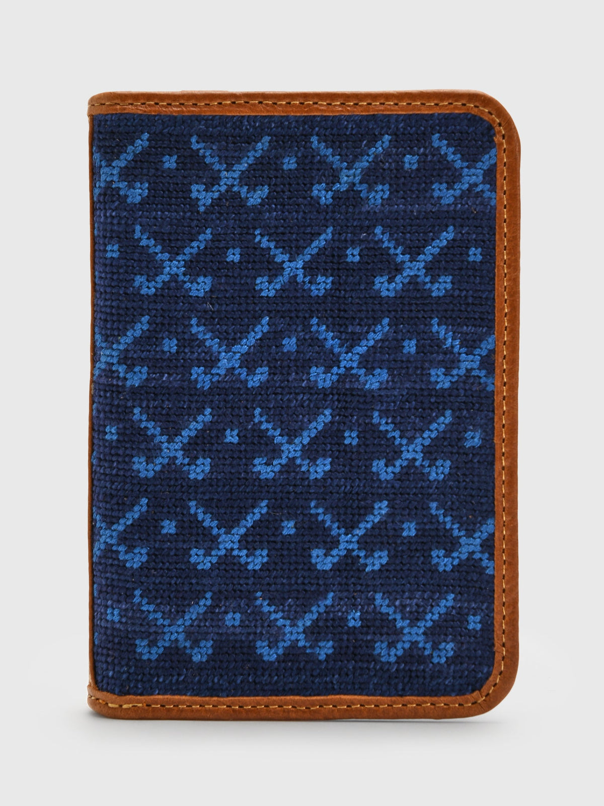 Smathers & Branson Tonal Clubs Needlepoint Golf Scorecard Holder
