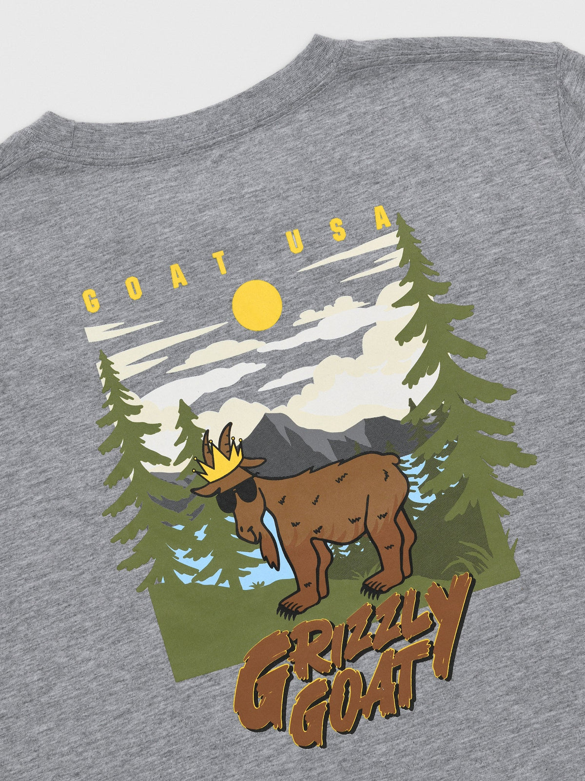 Goat USA Boys' Grizzly GOAT Long Sleeve T-Shirt