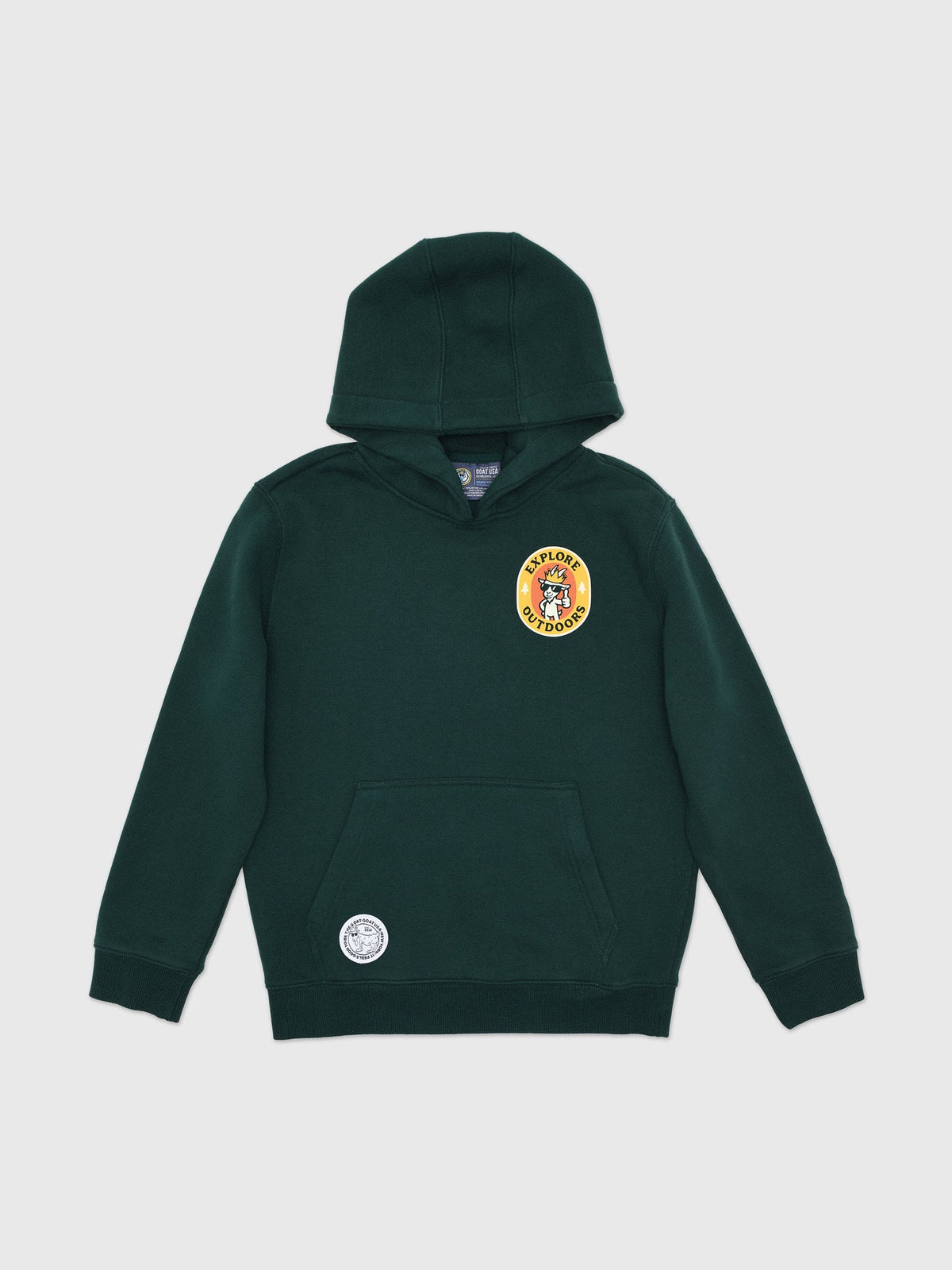 Goat USA Kids' Patch Hooded Sweatshirt