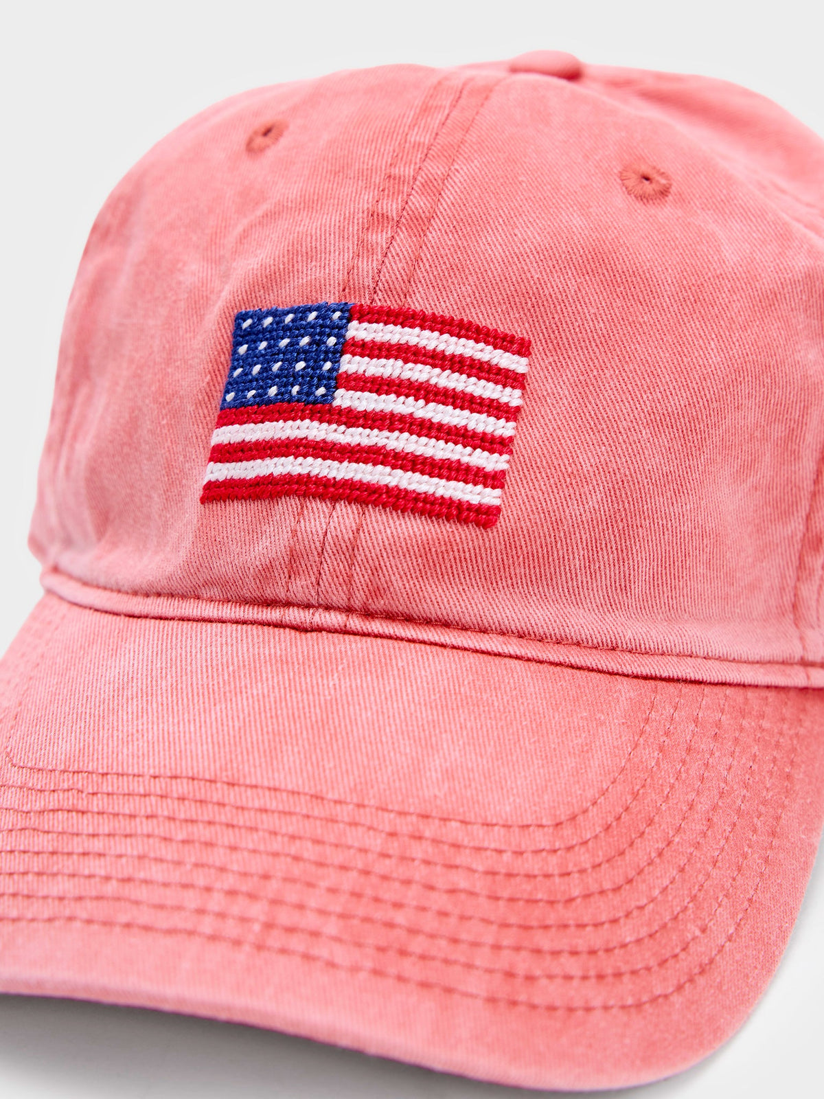 Smathers & Branson American Flag Needlepoint Performance Hat