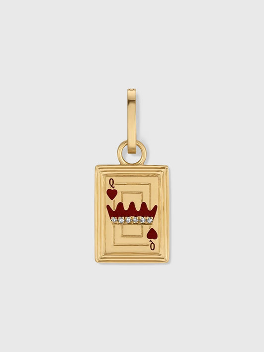 Adina Reyter Groovy Diamond Card Hinged Charm