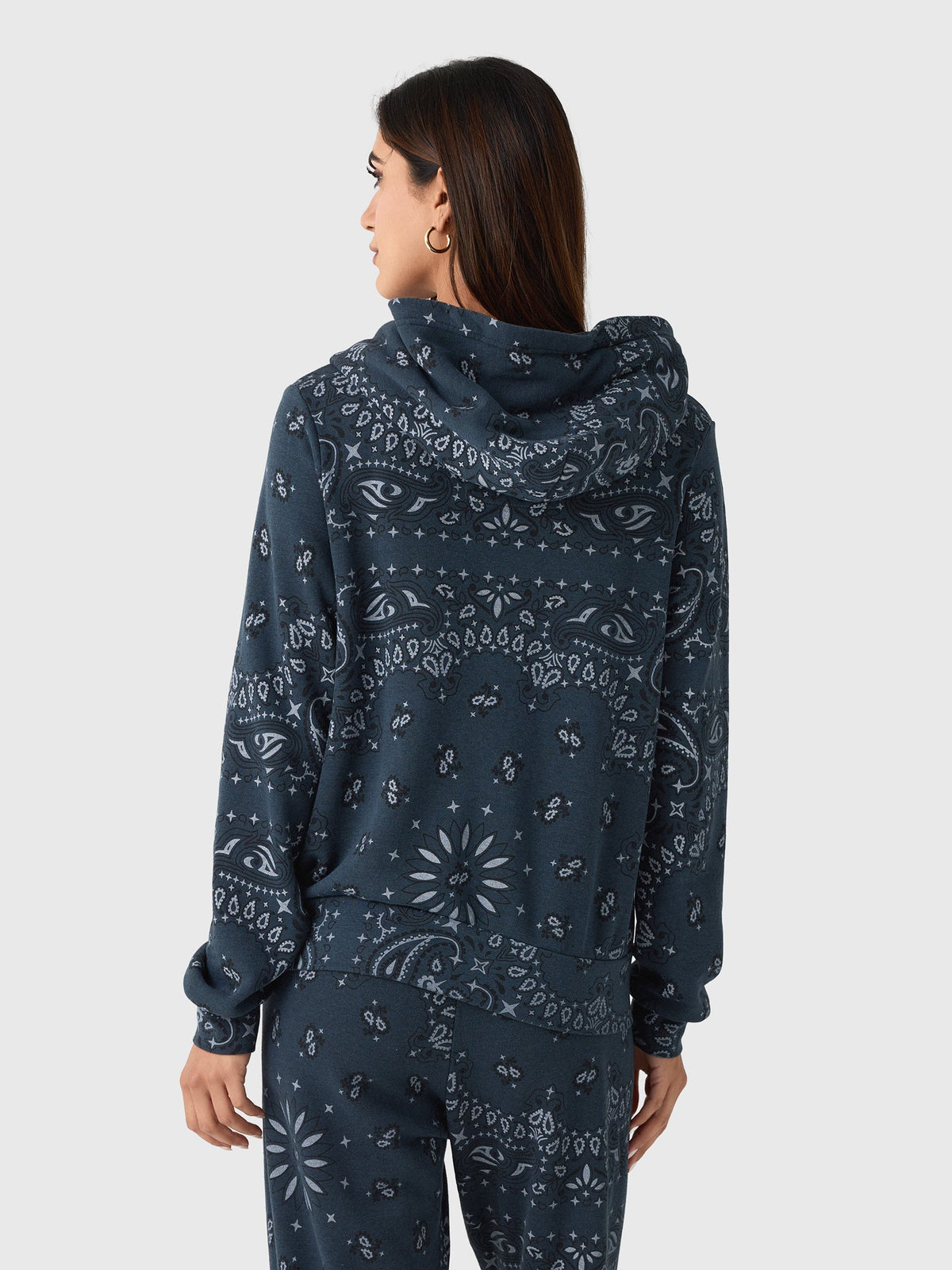 Aviator Nation Women's Bandana Zip Hoodie