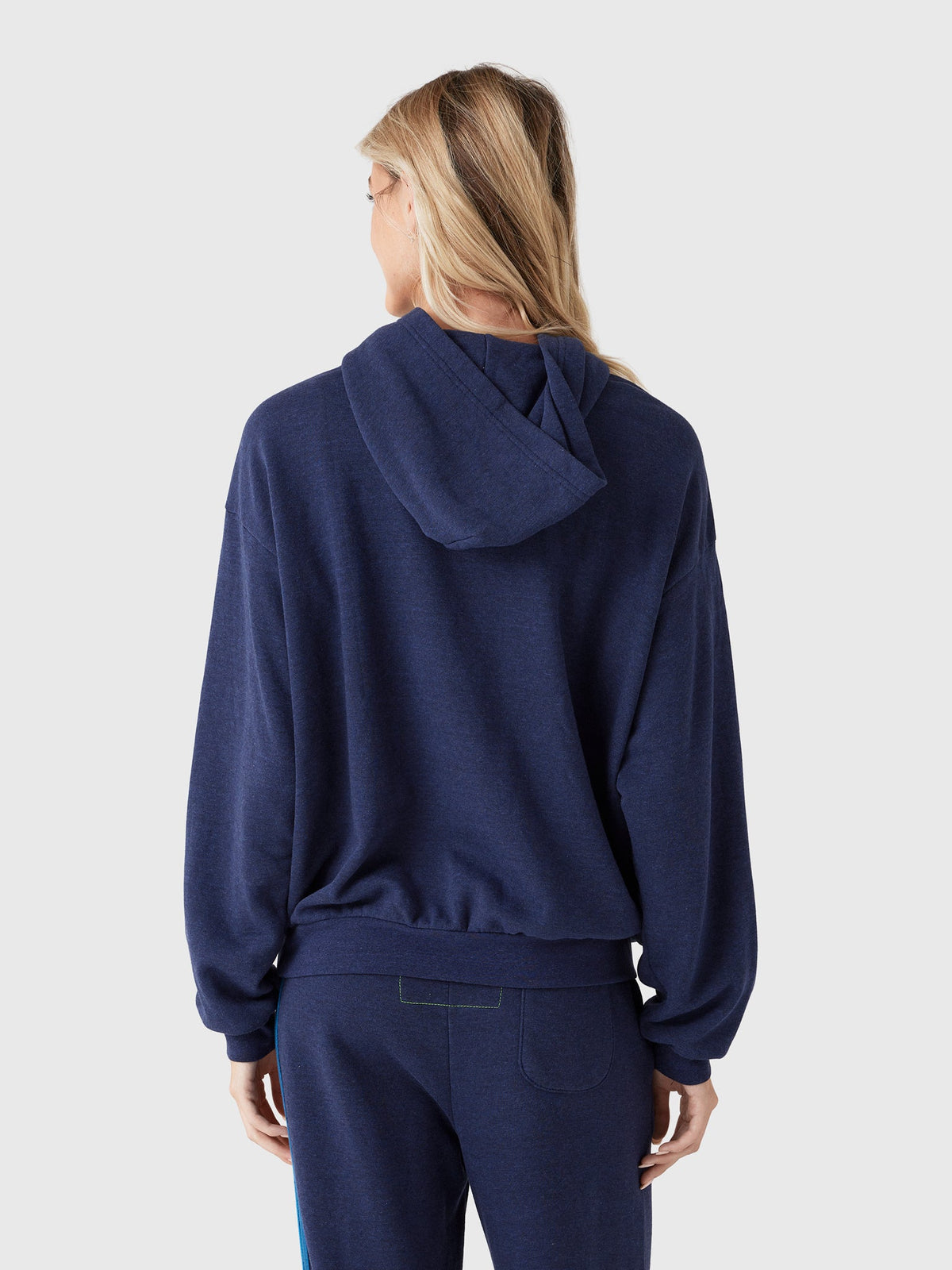Aviator Nation Women's 5 Stripe Relaxed Pullover Hoodie