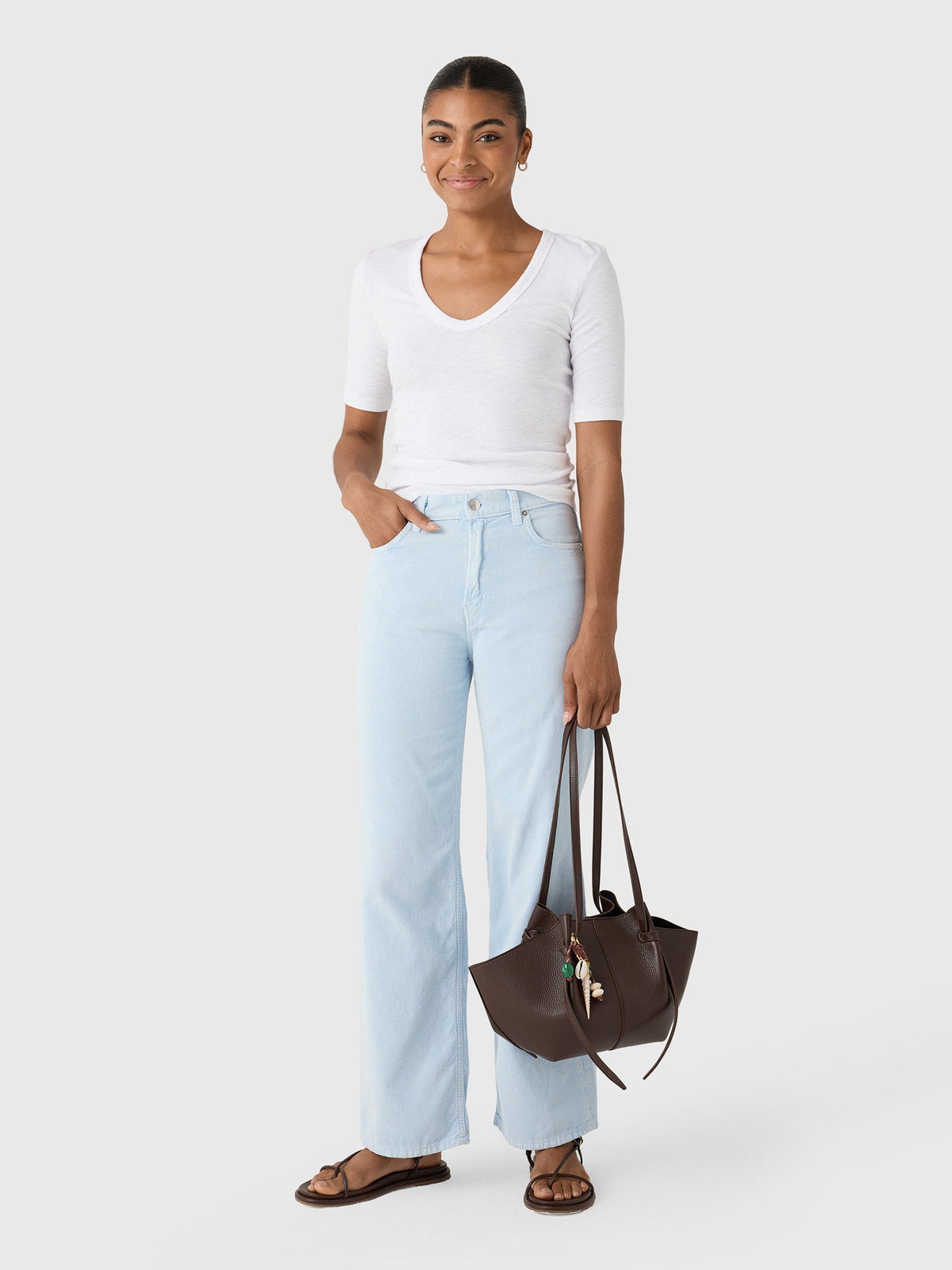 Haikure Women's Korea Corduroy Short Jean