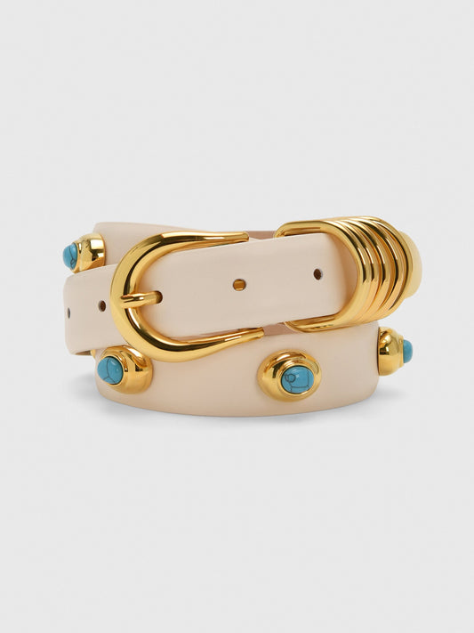 Dehanche Women's Hollyhock Stone Belt