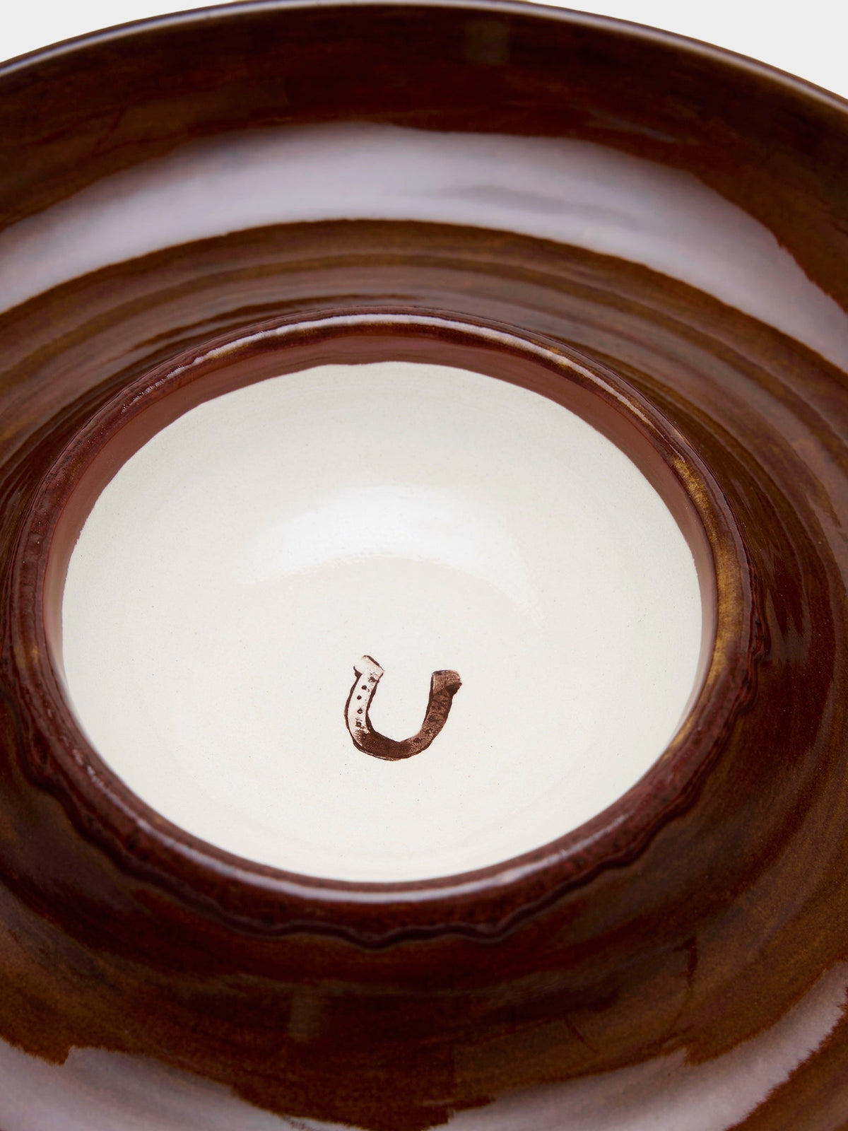 Caitlin Rounds Antiques Horse Shoe Symbol Platter
